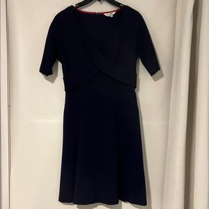 Boden Classic Navy Midi Dress